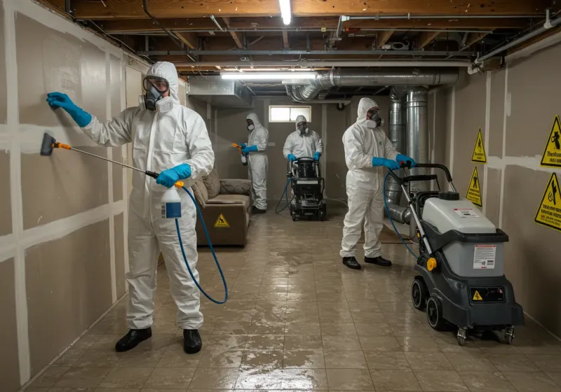 Basement Moisture Removal and Structural Drying process in Cheyenne County, KS